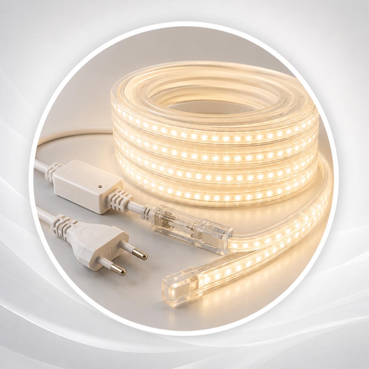 Đèn Led Dây AC 220V – Thi Công Dài, Sử Dụng Linh Hoạt